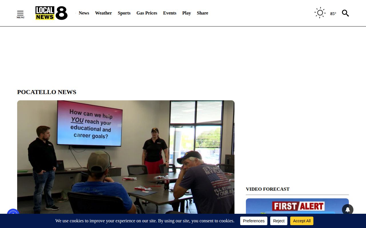 Local News 8 Pocatello crime news source for Bannock County arrest coverage